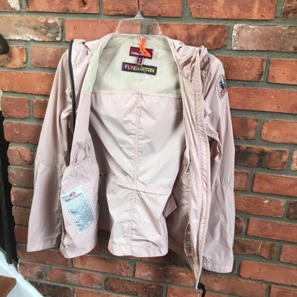 Parajumpers NEW Flyweight Jacket Light Windbreaker Nylon Hoodie Hood Coat Zip S - Picture 7 of 16